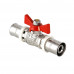 Кран шар. под пресс, рукоятка бабочка 16 VT.243.N.1616 VALTEC