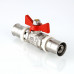 Кран шар. под пресс, рукоятка бабочка 16 VT.243.N.1616 VALTEC