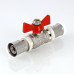 Кран шар. под пресс, рукоятка бабочка 16 VT.243.N.1616 VALTEC