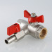 Кран шаровой с обратным клапаном и дренажом 1/2" вн.-вн. VT.248.N.04 VALTEC