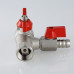 Кран шаровой с обратным клапаном и дренажом 1/2" вн.-вн. VT.248.N.04 VALTEC