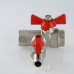 Кран шаровой с обратным клапаном и дренажом 1/2" вн.-вн. VT.248.N.04 VALTEC