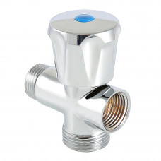 Вентиль-тройник  для подкл. с/т приборов 1/2"х3/4"х1/2" VT.255.N.04