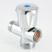 Вентиль-тройник  для подкл. с/т приборов 1/2"х3/4"х1/2" VT.255.N.04 VALTEC