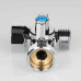 Кран шар. для подкл. с/т приборов 1/2"х3/4"х1/2" VT.256.N.04 VALTEC