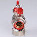 Кран шар. BASE угловой с накидной гайкой 1/2" вн.-вн. (короткий) VT.266.NS.0404 VALTEC
