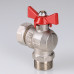 Кран шар. BASE угловой с накидной гайкой 1/2" вн.-нар. (короткий) VT.267.NS.0404 VALTEC