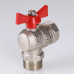 Кран шар. BASE угловой с накидной гайкой 1/2" вн.-нар. (короткий) VT.267.NS.0404 VALTEC