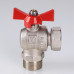 Кран шар. BASE угловой с накидной гайкой 1/2" вн.-нар. (короткий) VT.267.NS.0404 VALTEC