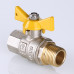 Кран шар. газ. VALGAS, рукоятка бабочка 1/2" вн.-нар. VT.278.N.04 VALTEC