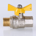 Кран шар. газ. VALGAS, рукоятка бабочка 1/2" вн.-нар. VT.278.N.04 VALTEC
