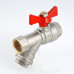 Кран шар. со встроенным фильтром, рукоятка бабочка 1/2" вн.-вн. VT.293.N.04 VALTEC