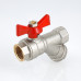 Кран шар. со встроенным фильтром, рукоятка бабочка 1/2" вн.-вн. VT.293.N.04 VALTEC
