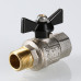 Кран шар. PERFECT, рукоятка бабочка 1" вн.-нар. VT.318.N.06 VALTEC