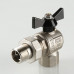 Кран шар. PERFECT угловой с полусгоном 3/4" вн.-нар. VT.328.N.05 VALTEC