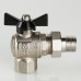 Кран шар. PERFECT угловой с полусгоном 3/4" вн.-нар. VT.328.N.05 VALTEC