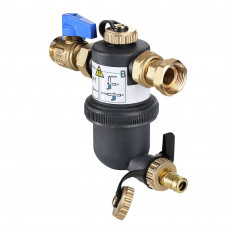 Фильтр-дешламатор с пластиковым корпусом (Dirstop, модель 2023), 3/4" VT.380.B.05