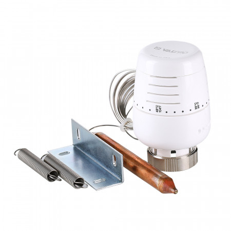 Термоголовка с выносным накладным датчиком (диап. Регул-ки 20-60С) 2м. VT.5012.0.0 VALTEC