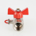 Кран шаровой для подключения  манометра, 1/2"вн. -1/2"вн. VT.807.N.0404 VALTEC