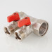 Коллектор с отсекающими кранами, 1"х2 вых. Евроконус 3/4 VTc.580.NE.0602 VALTEC