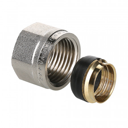 Соединитель коллекторный обжимной для медной трубы 15 VTc.711.N.1504 VALTEC
