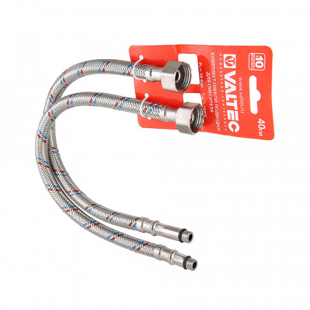 Комплект г/п для смесителя М10х18+М10х35 - G1/2" 30см VTf.005.IS.0410030 VALTEC