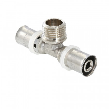 Тройник пресс с переходом на нар. р. 20х1/2"х16 VTm.233.N.200416 VALTEC