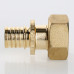 Соединитель надвижной с накидной гайкой 20(2,8) х 1/2" VTm.422.BG.002004 VALTEC