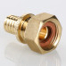 Соединитель надвижной с накидной гайкой 20(2,8) х 1/2" VTm.422.BG.002004 VALTEC