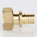 Соединитель надвижной с накидной гайкой 20(2,8) х 1/2" VTm.422.BG.002004 VALTEC