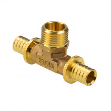Тройник надвижной с переходом на нар.р. 20(2,8) х 1/2" х 20(2,8) VTm.433.G.200420