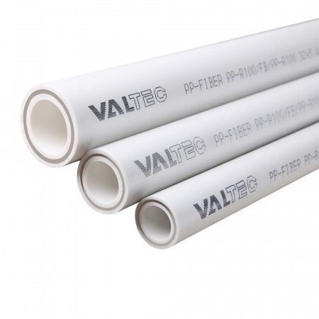 ТРУБА PP-FIBER арм. стекл., 75 MM (белый), PN 25 VTp.700.FB25.75 VALTEC
