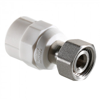 Соединитель PPR с накидной гайкой 20 х 1/2" конус VTp.708.K.02004