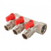 Коллектор с отсекающими кранами, 1"х2 вых. 1/2" нар. VTc.580.N.0602 VALTEC