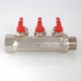 Коллектор с отсекающими кранами, 1"х2 вых. 1/2" нар. VTc.580.N.0602 VALTEC