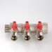 Коллектор с отсекающими кранами, 1"х2 вых. 1/2" нар. VTc.580.N.0602 VALTEC